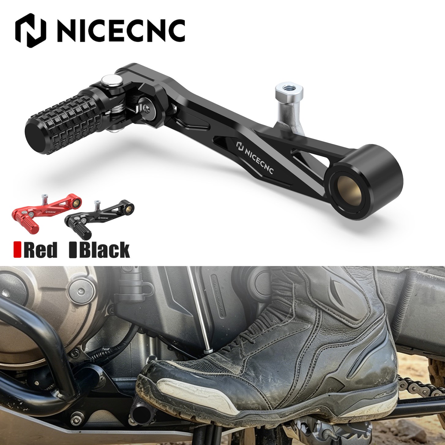 Motorcycle Gear Adventure - Palanca de Cambios Ajustable para Motocicleta