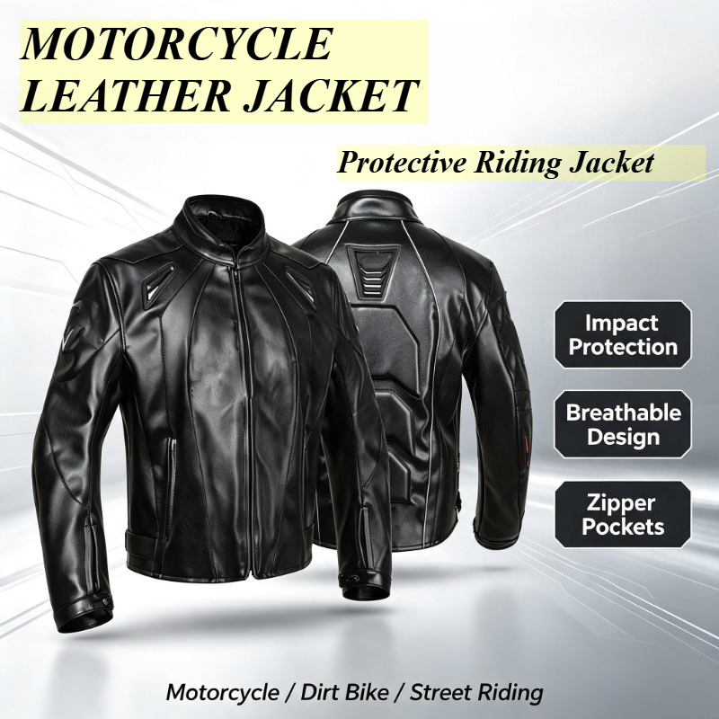 Riding Jacket Leather - Traje de Carreras para Motocicleta -