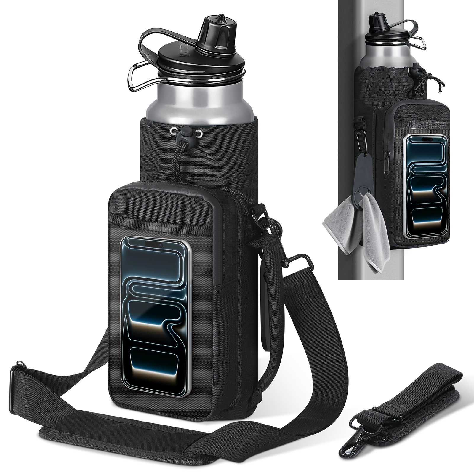 Magnetic Tank Bag - Bolsa de Gimnasio Magnética MoKo, Porta