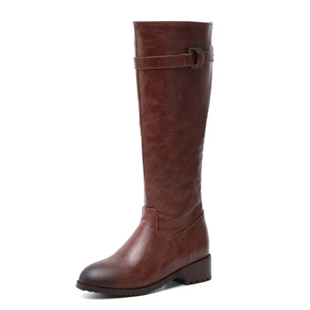 Riding Boot Short - Botas hasta la rodilla para mujer,