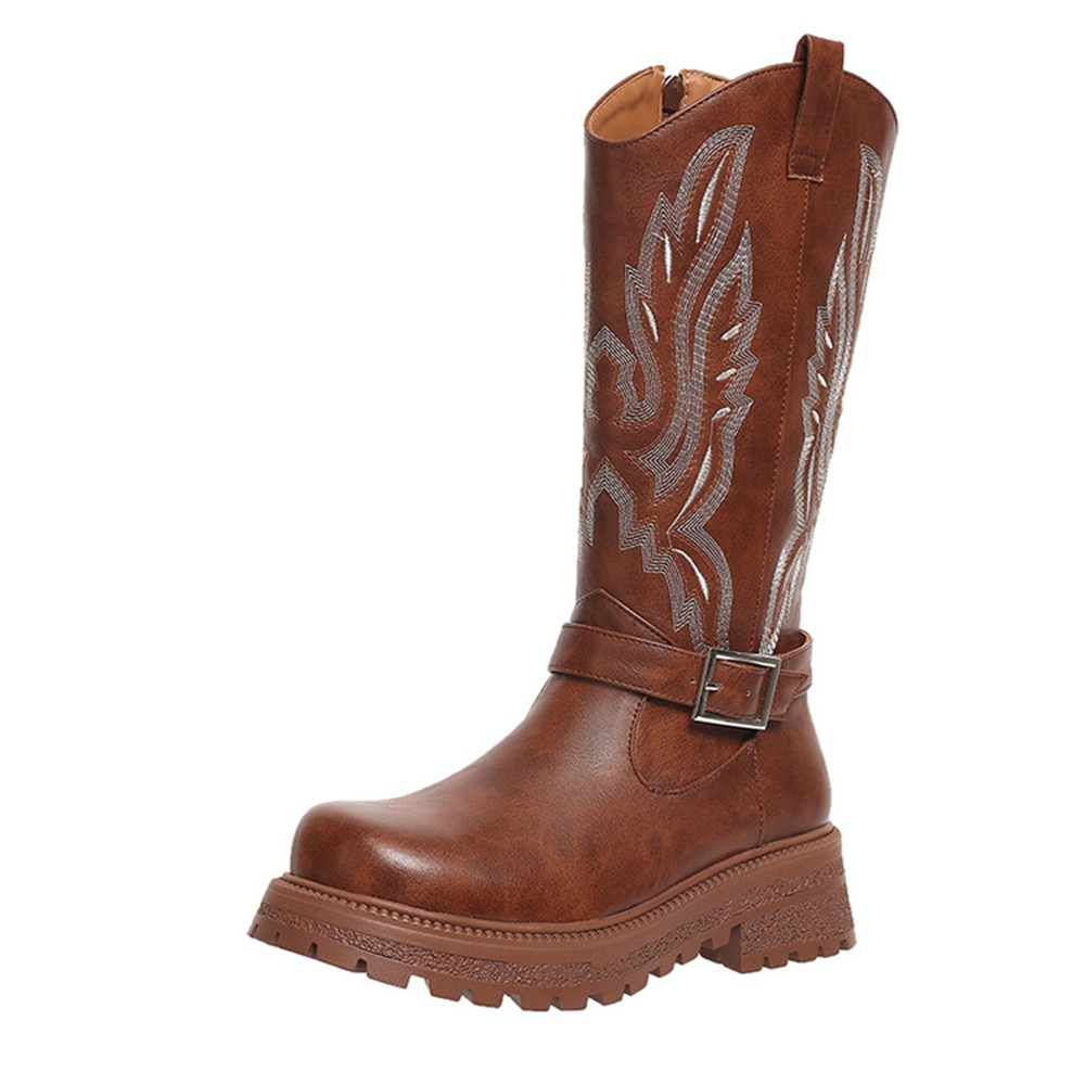 Riding Boot Short - Botas hasta la rodilla para mujer,