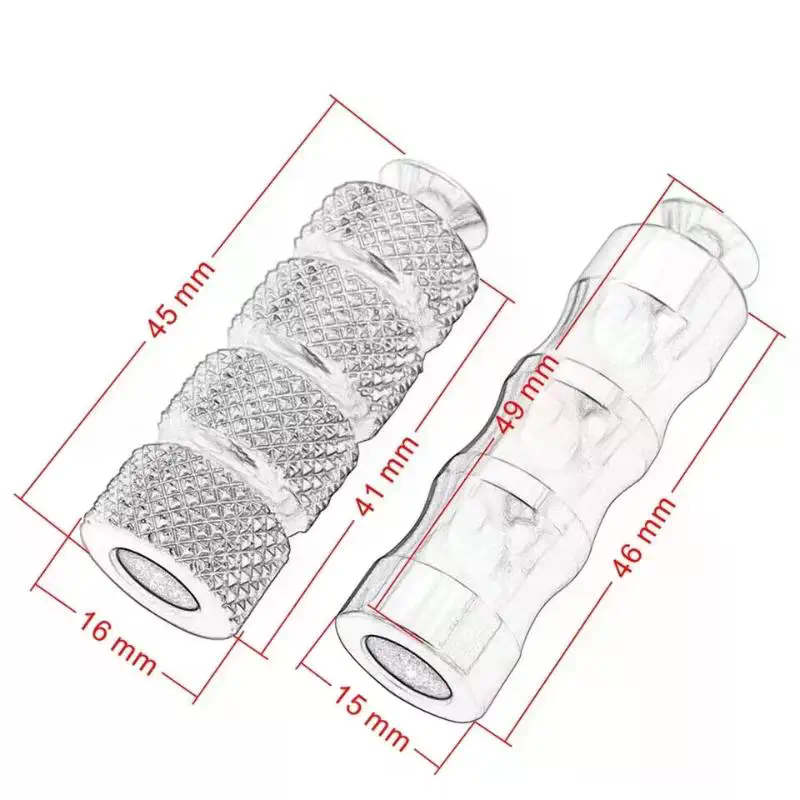 Motorcycle Gear For Beginners - Reposapiés Universales para Motocicleta M6, Palanca