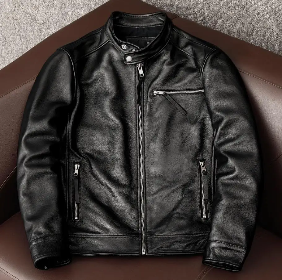 Riding Jacket Leather - Ropa de cuero de vaca real