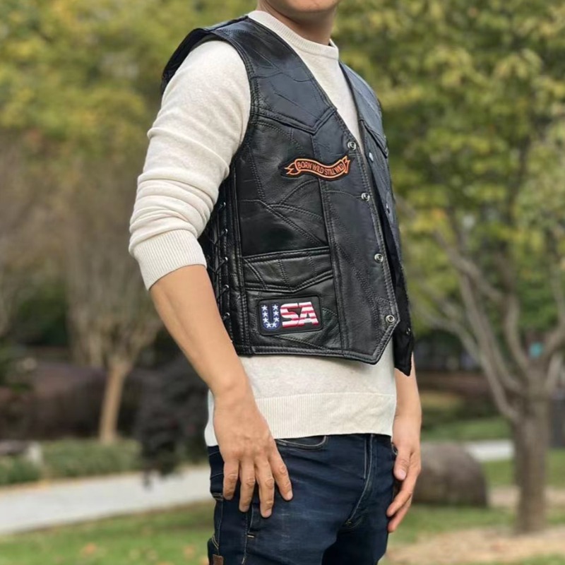 NUEVO Chaleco de Motocicleta p - Riding Jacket Leather reseña y precio