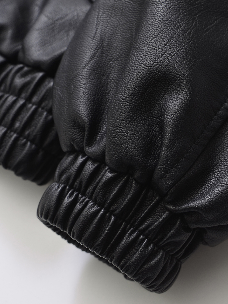 Ailegogo-ropa de calle para mu - Riding Jacket Leather reseña y precio