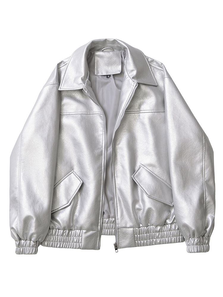 Ailegogo-ropa de calle para mu - Riding Jacket Leather reseña y precio