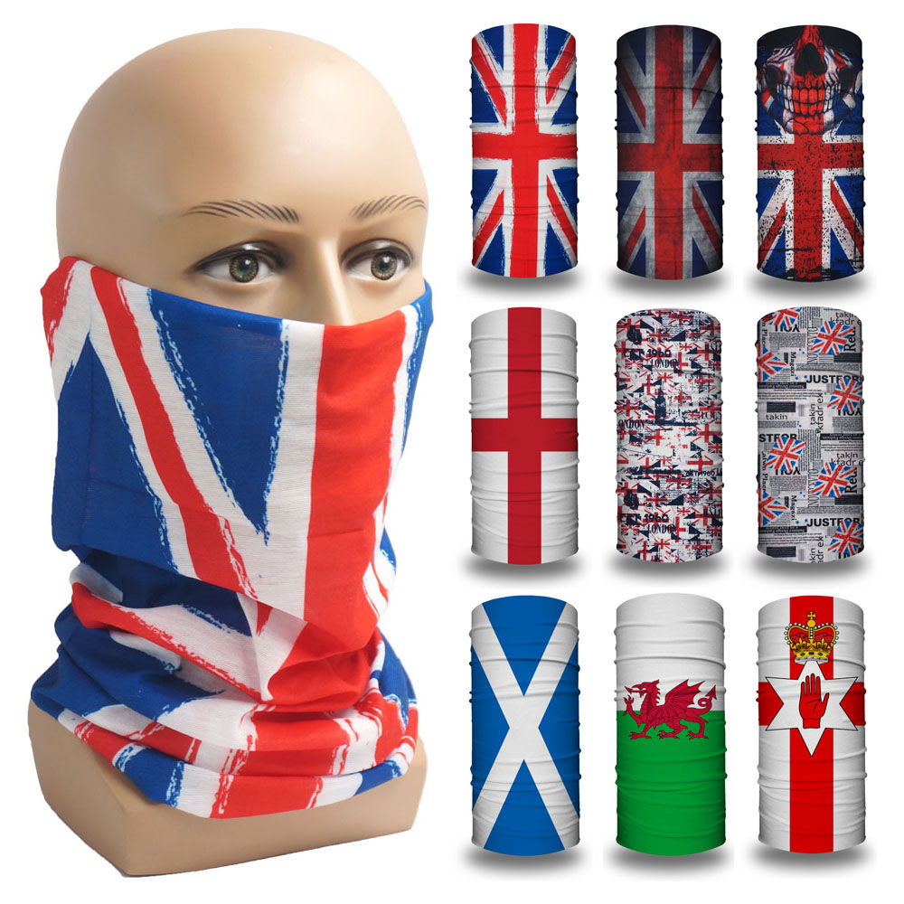 Bandana con banderas nacionale - Motorcycle Gear Uk reseña y precio
