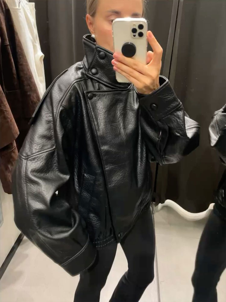 HH-Chaqueta de piel sintética  - Riding Jacket Leather reseña y precio