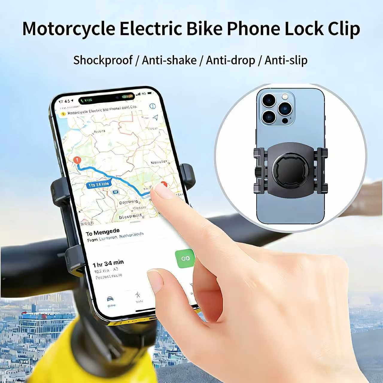 Soporte para teléfono celular  - Motorcycle Gear Video reseña y precio