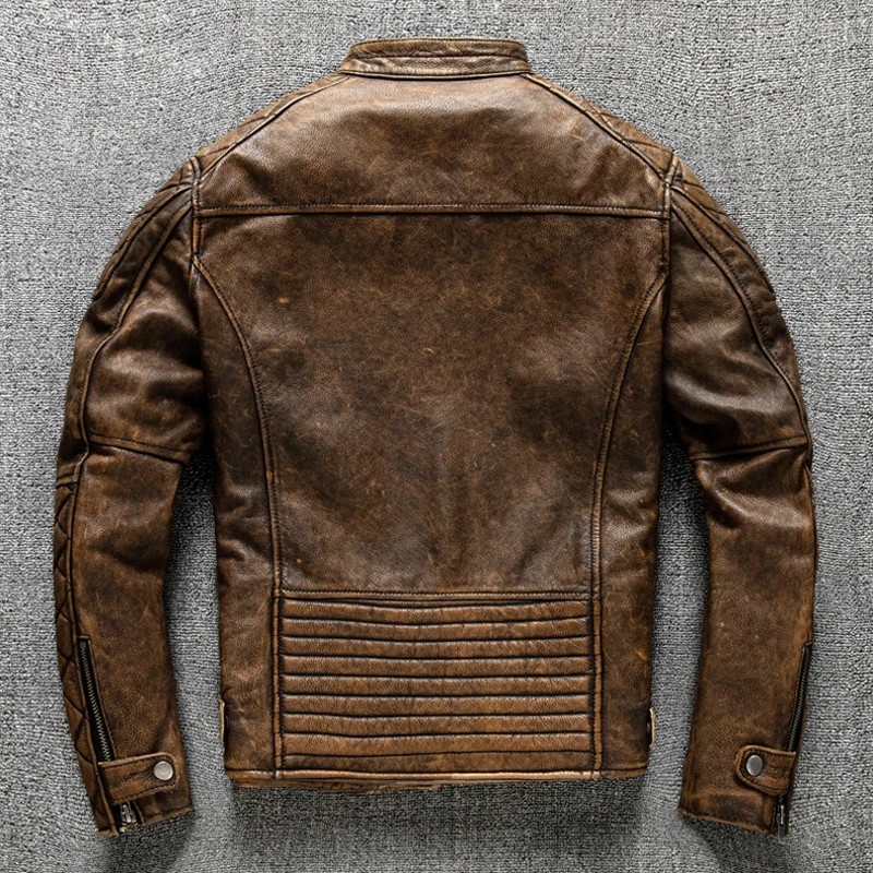 Chaqueta de Cuero Vintage para - Riding Jacket Leather reseña y precio