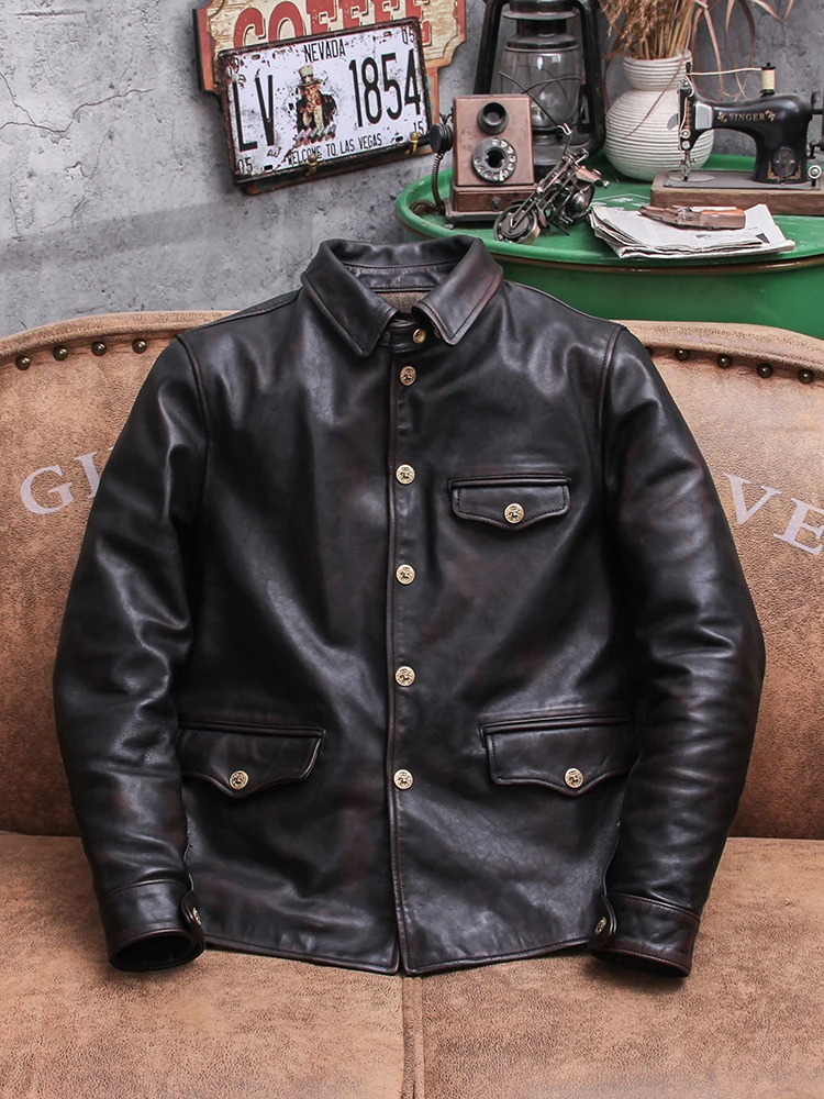 YR!-chaqueta de cuero genuino  - Riding Jacket Leather reseña y precio