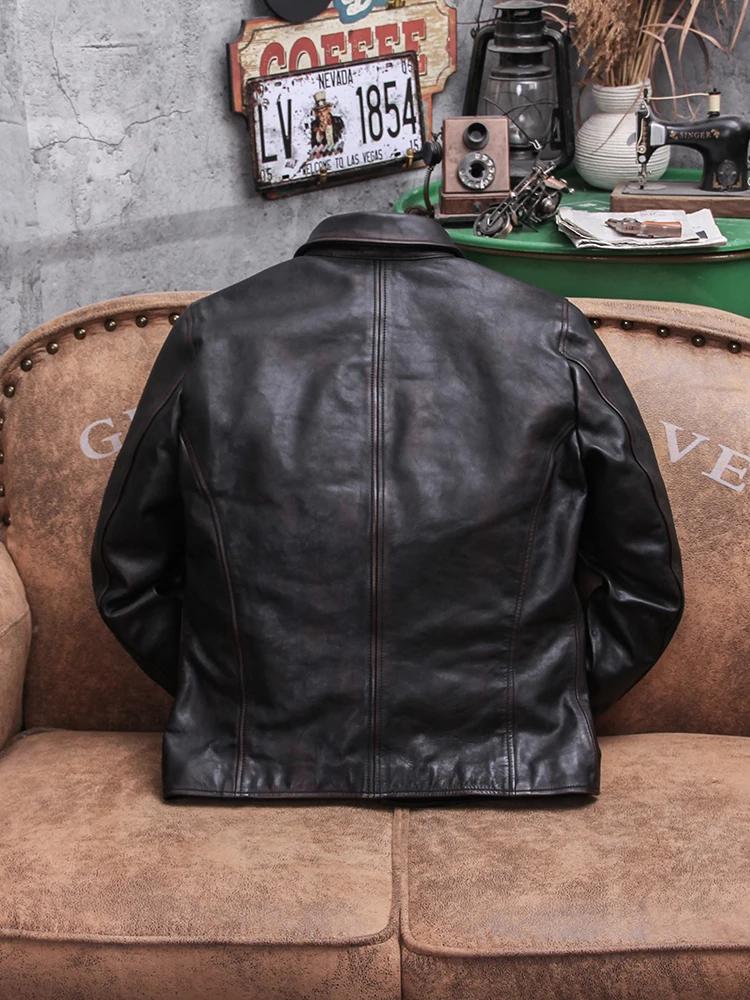 YR!-chaqueta de cuero genuino  - Riding Jacket Leather reseña y precio