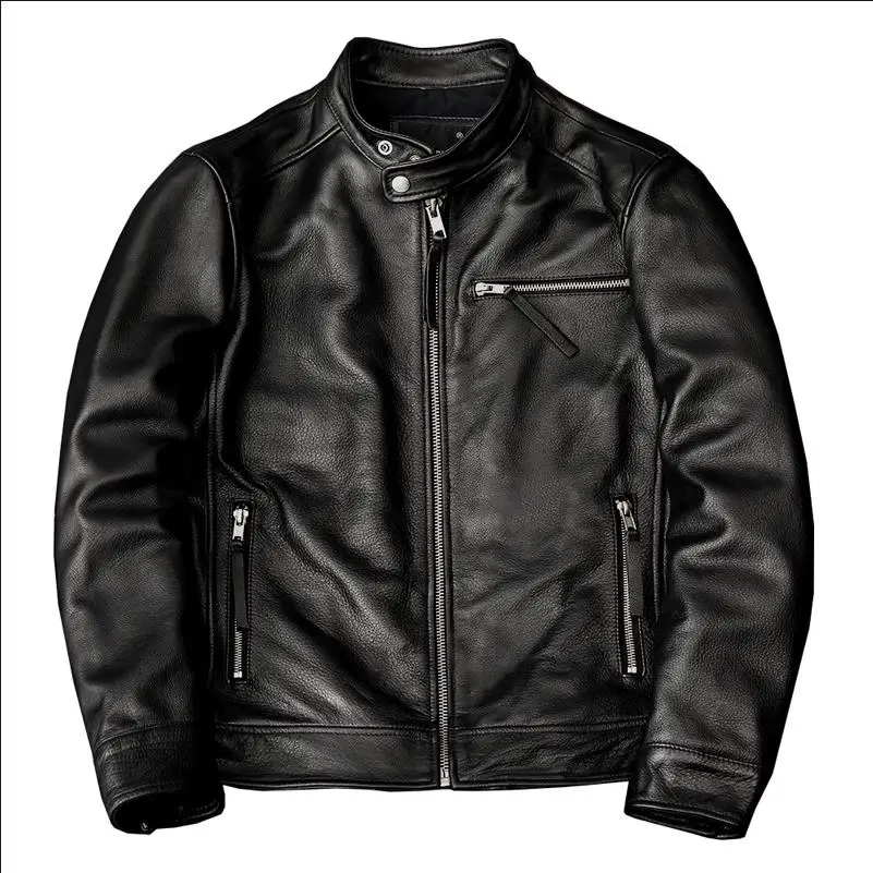Ropa de cuero de vaca real par - Riding Jacket Leather reseña y precio
