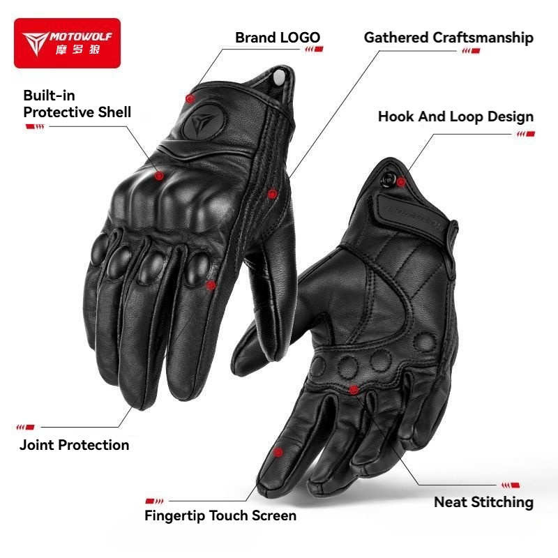 Guantes de Motocicleta MOTOWOL - Motorcycle Gear Adventure reseña y precio